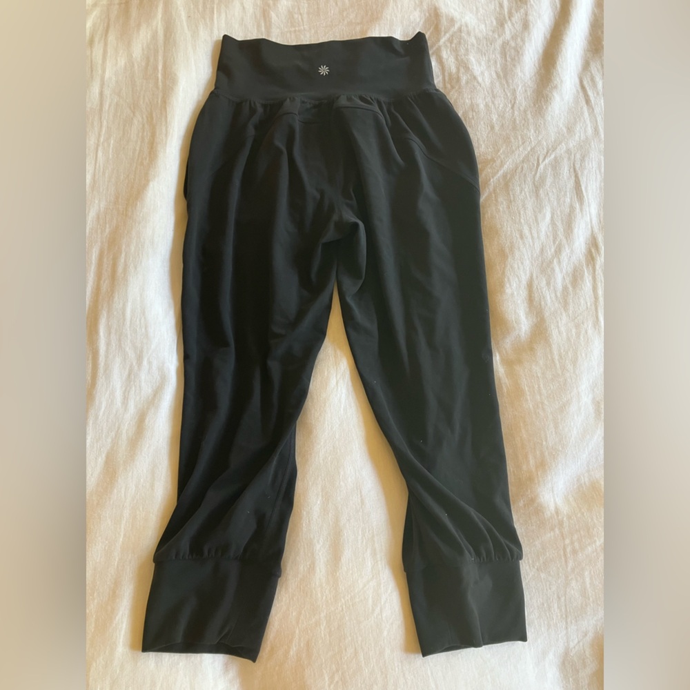 Athleta Black Crop Jogger Pants